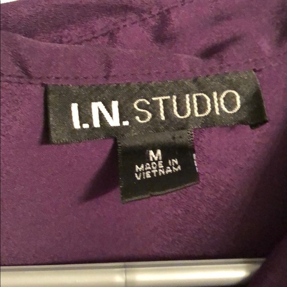 Purple Button Up - Picture 2 of 2